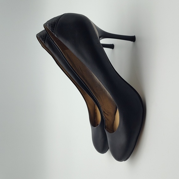 Sam Edelman Black Leather Heels - Picture 6 of 8